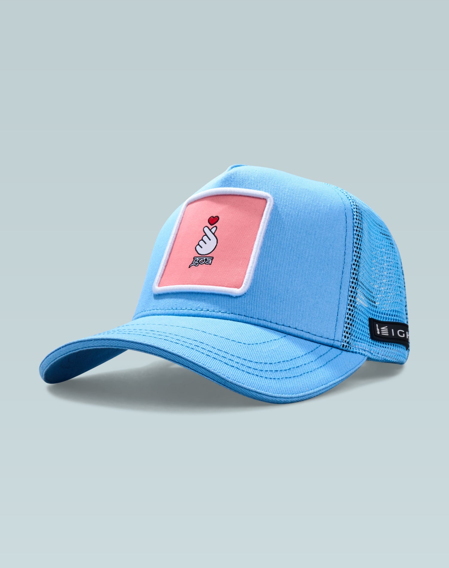 Goa X K-Love Blue and Pink Cotton Trucker Cap