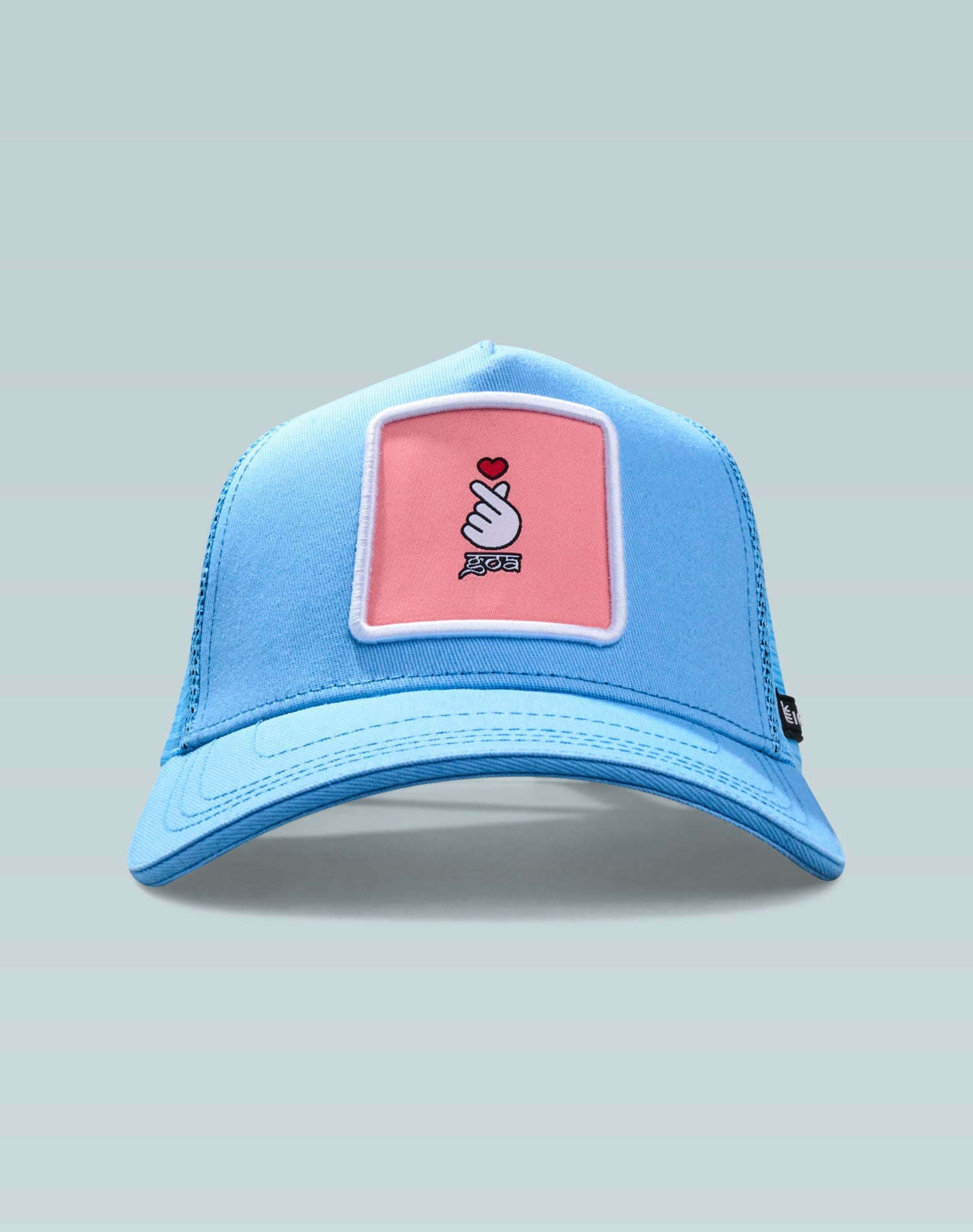 Goa X K-Love Blue and Pink Cotton Trucker Cap