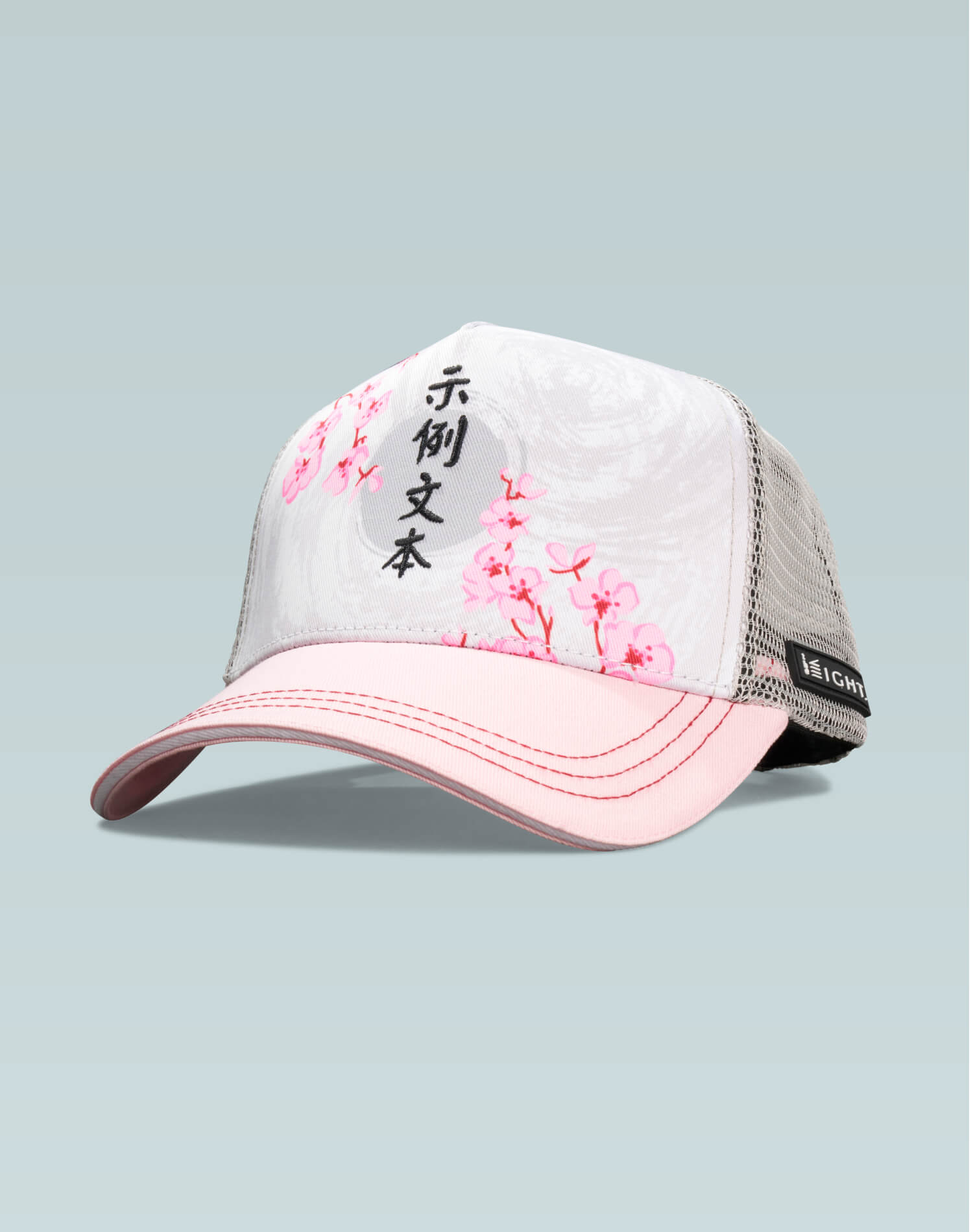 Izumi Ikigai Pink Cotton Trucker Cap