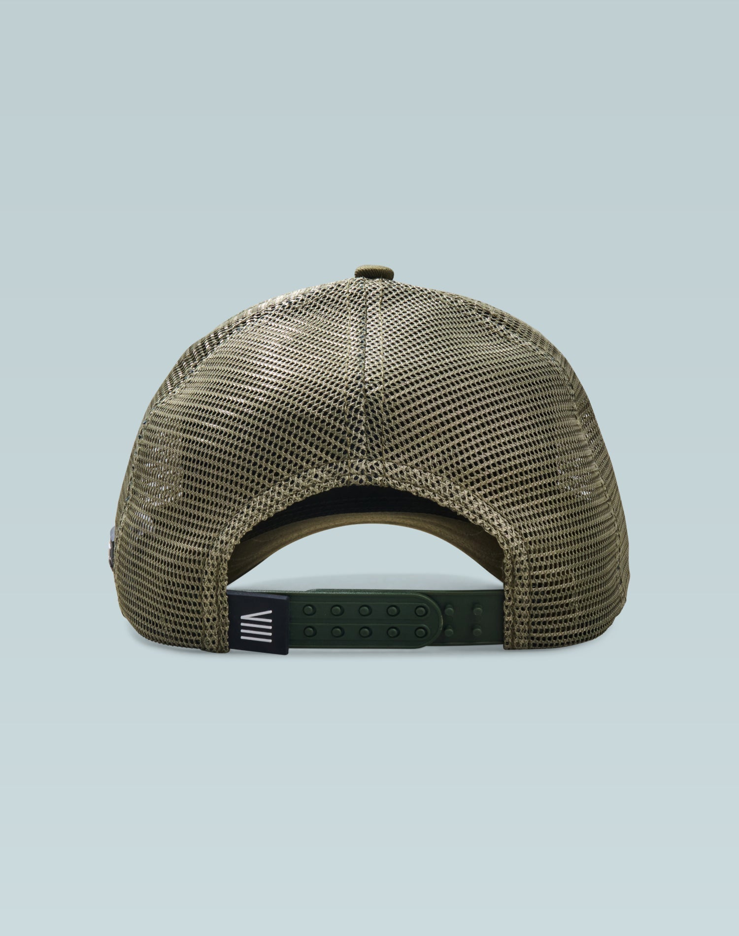 Street Pulse Olive Green Cotton Trucker Cap