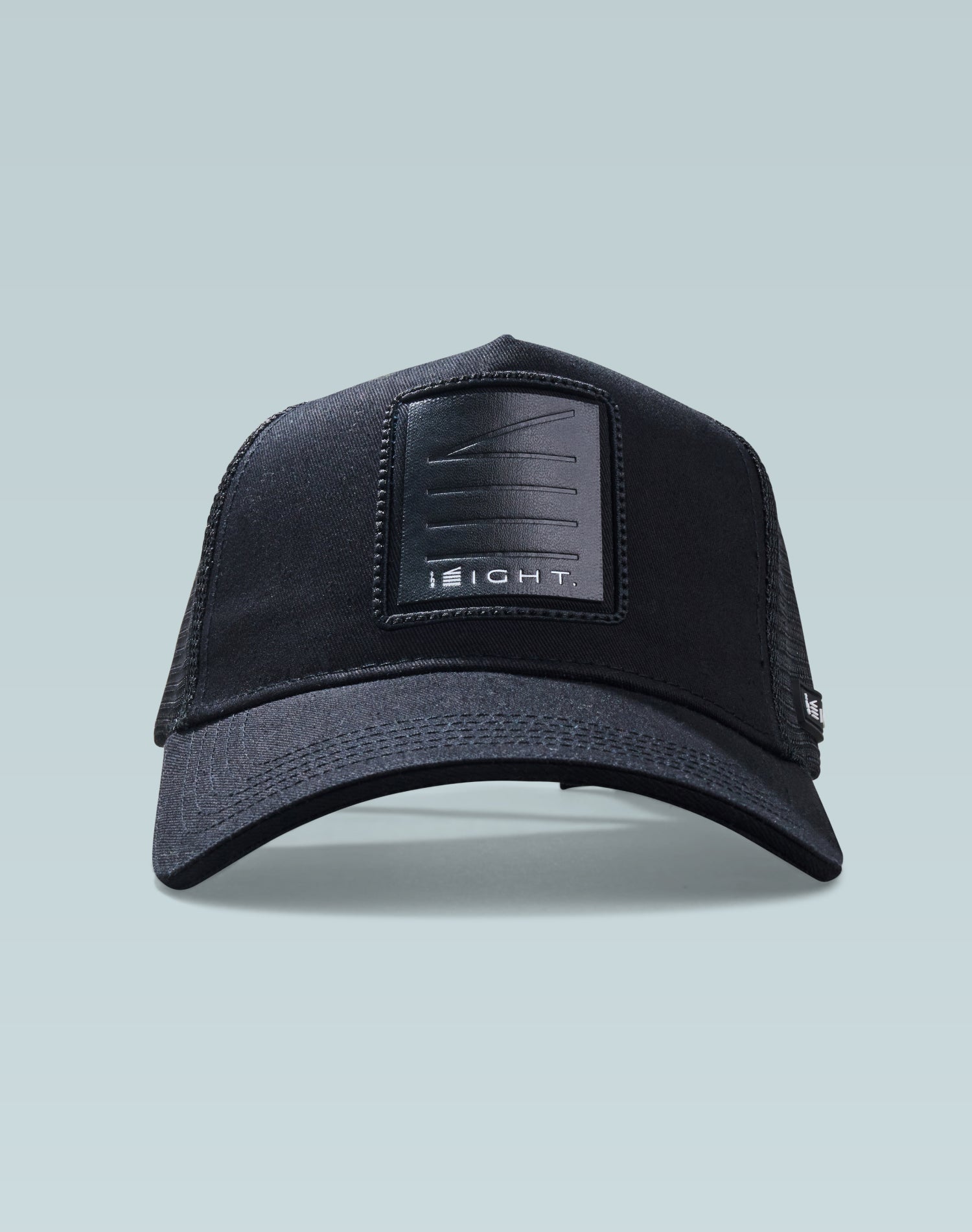 The ight Black Cotton Trucker Cap