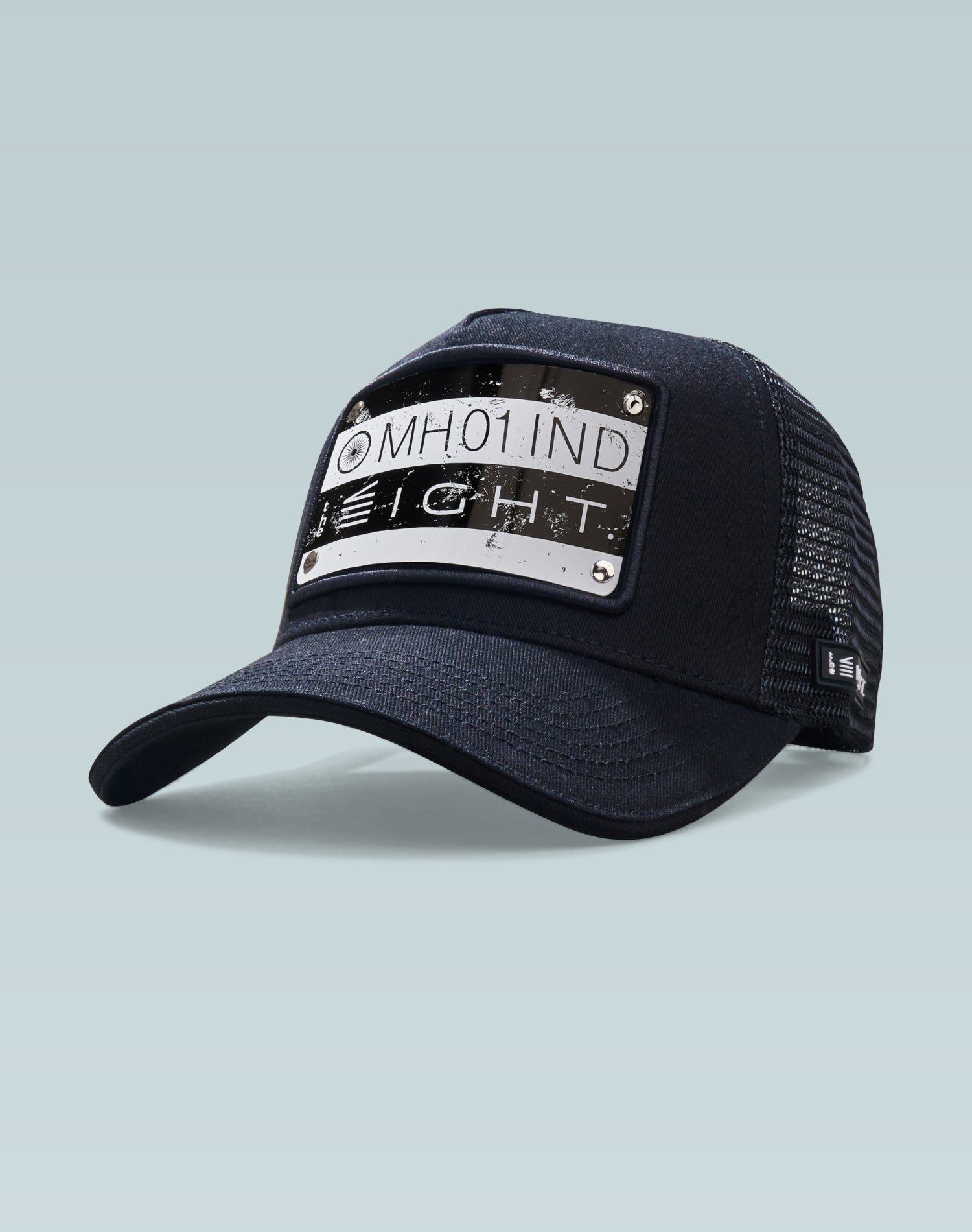 The ight Mumbai Edition Black Cotton Trucker Cap