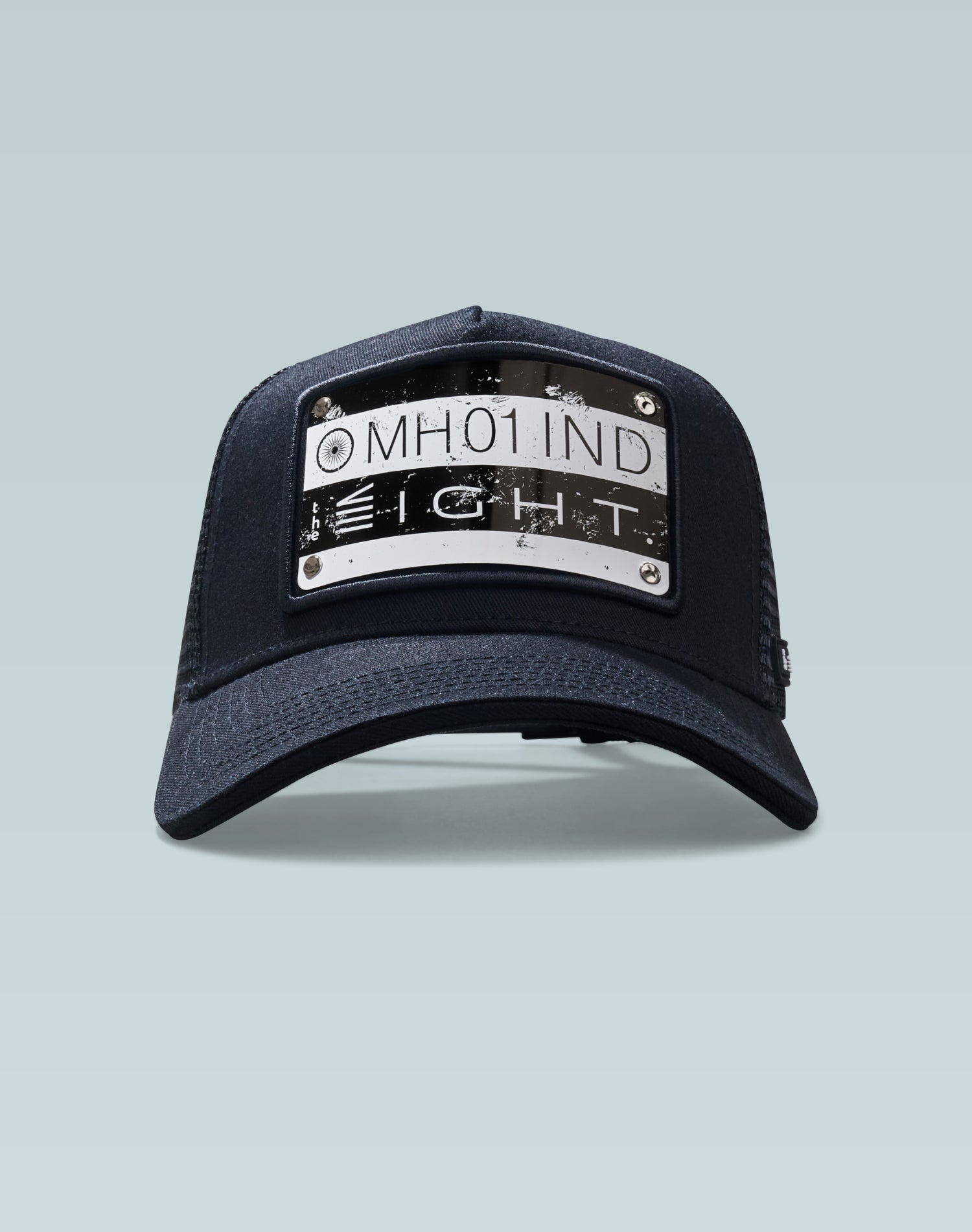 The ight Mumbai Edition Black Cotton Trucker Cap