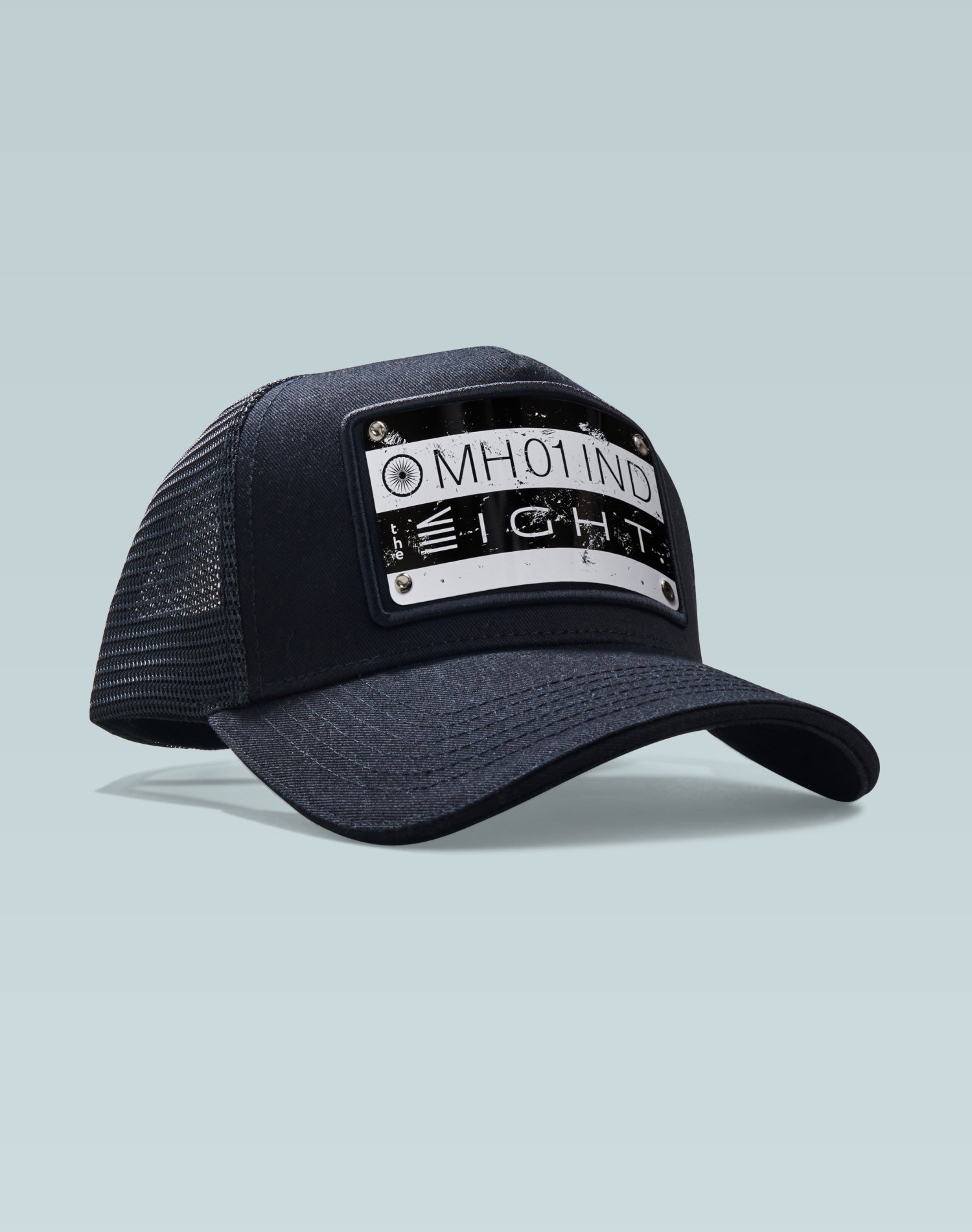 The ight Mumbai Edition Black Cotton Trucker Cap