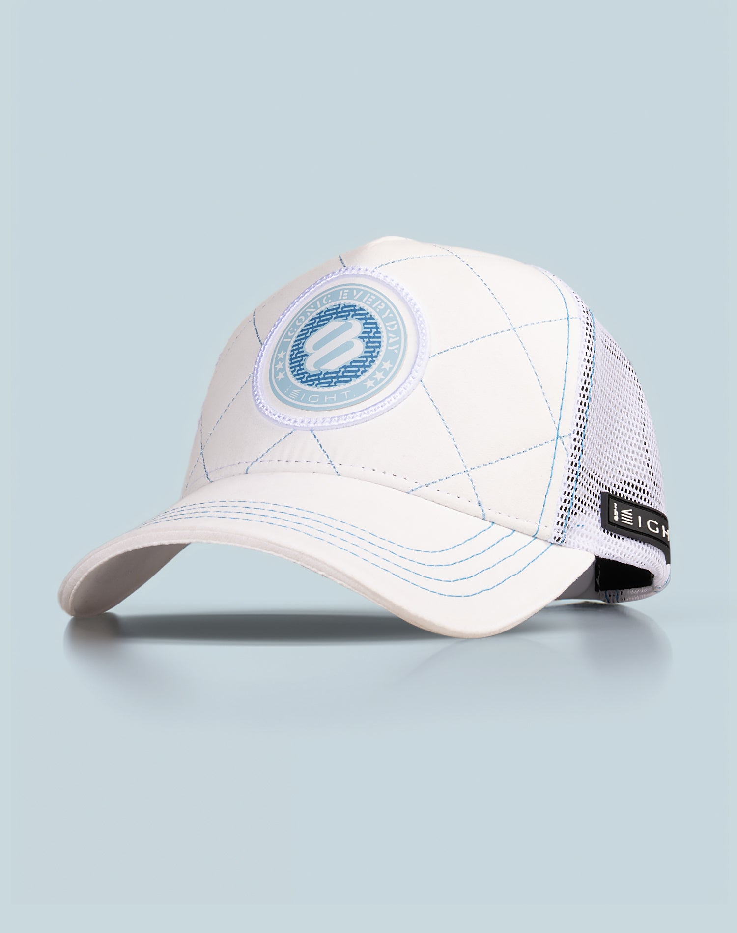 The ight white cotton trucker cap