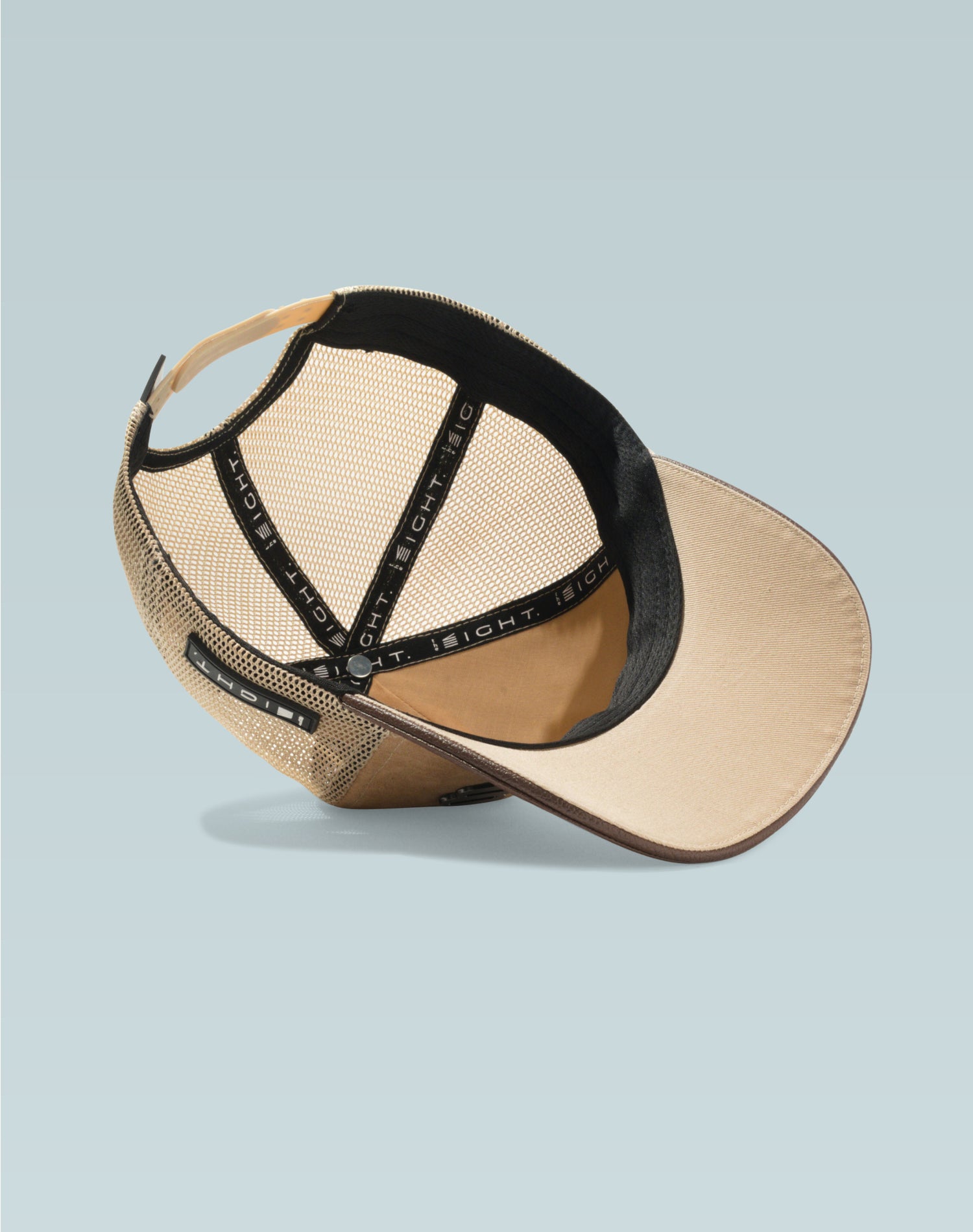 Downtown Brown Leather Trucker Cap