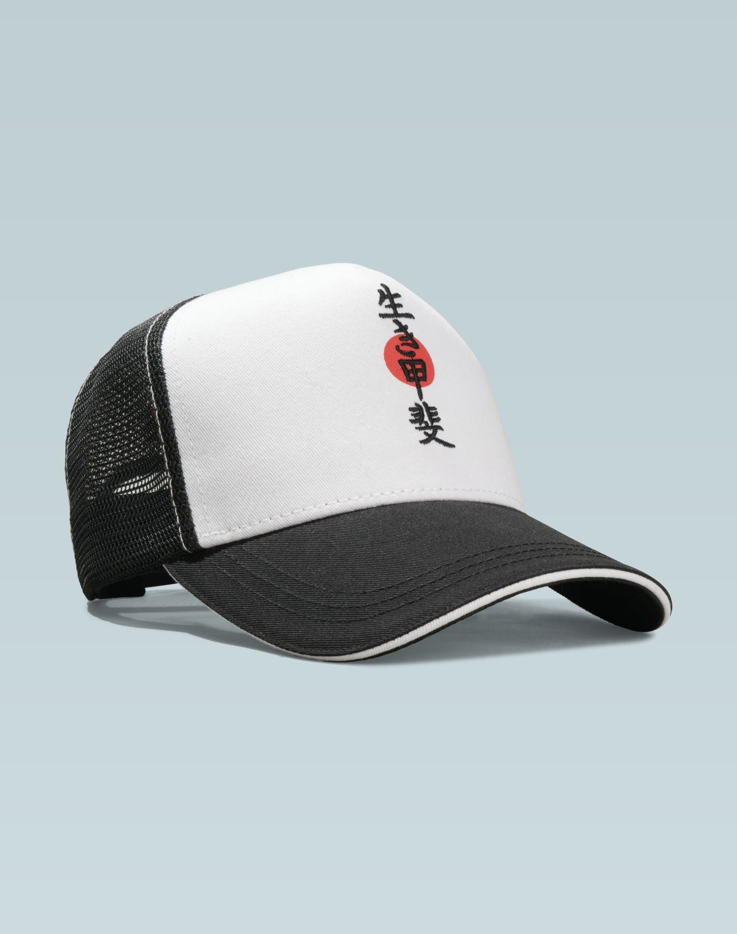 Asahi Ikigai White & Black Trucker Cap