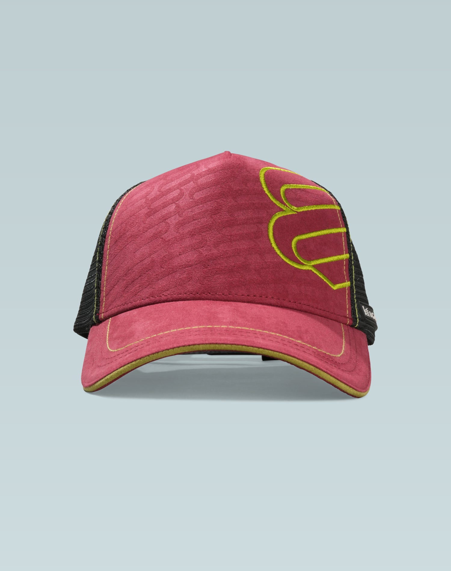 Apollo Maroon Suede Trucker Cap