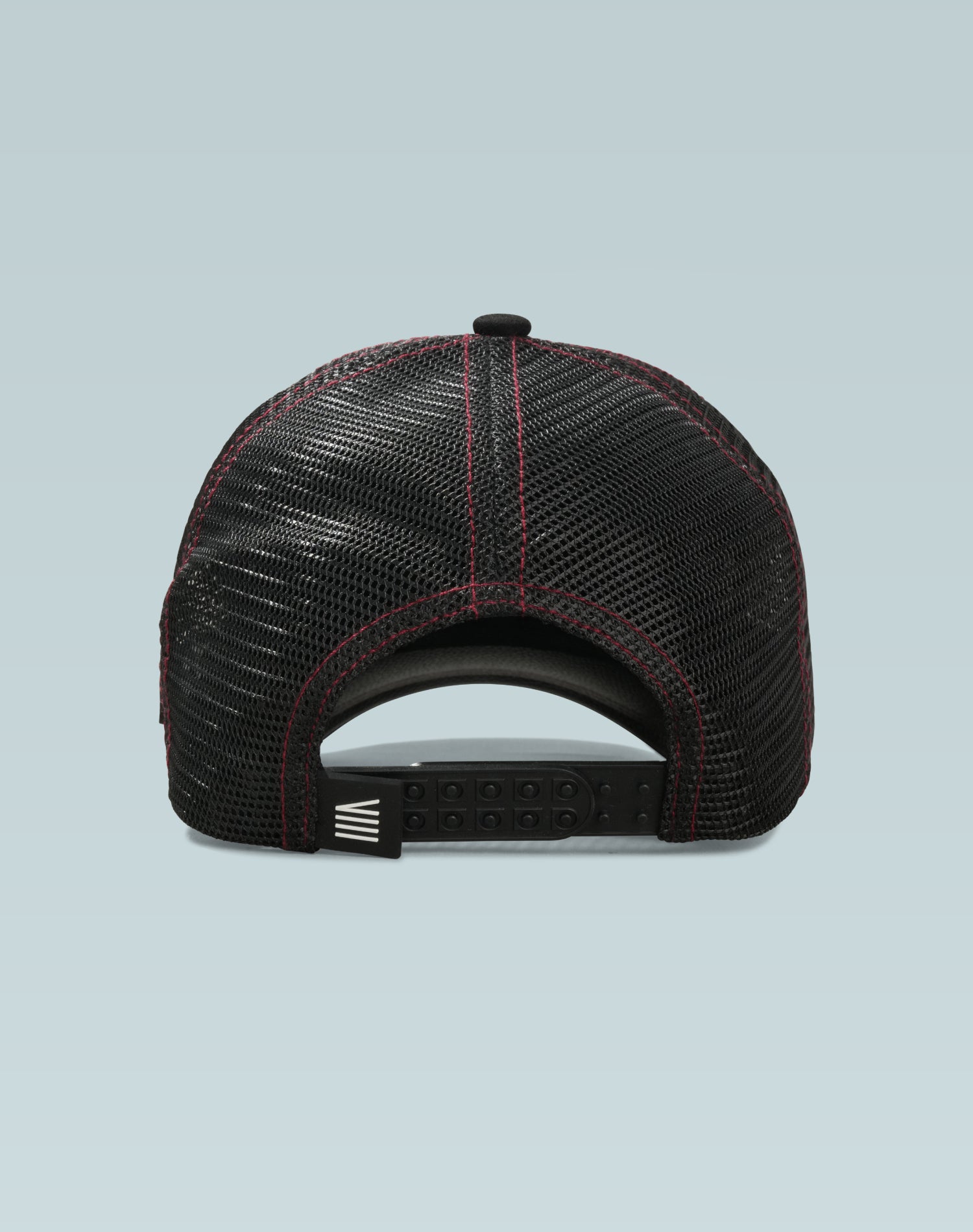 Melanos Black Leather Trucker Cap
