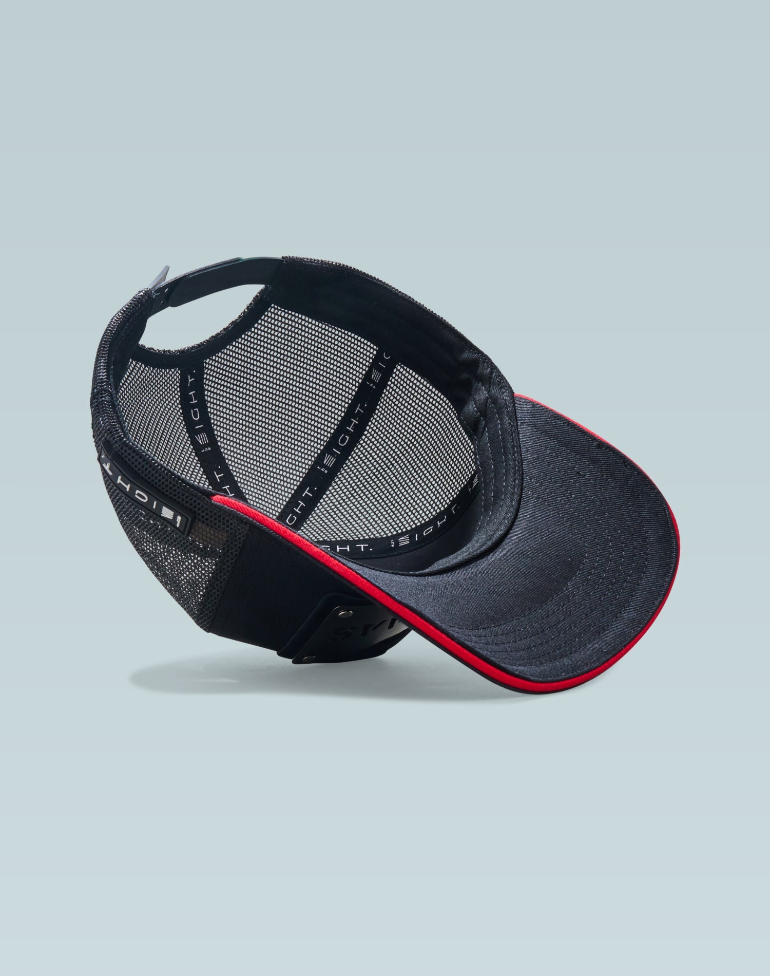 Bindaas Black Cotton Trucker Cap