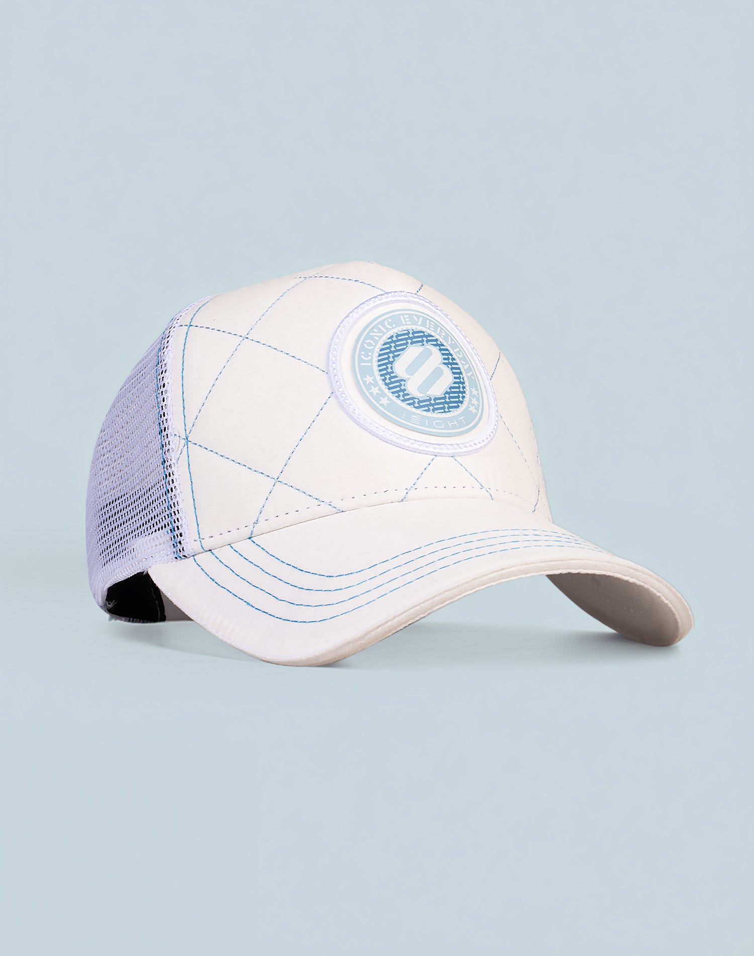 The ight white cotton trucker cap