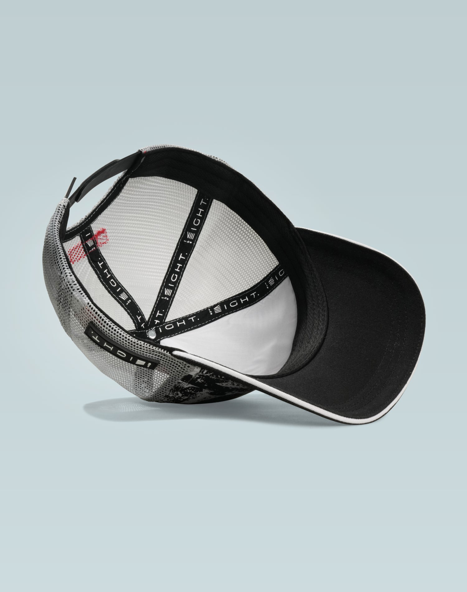Yuka Ikigai Black Cotton Trucker Cap