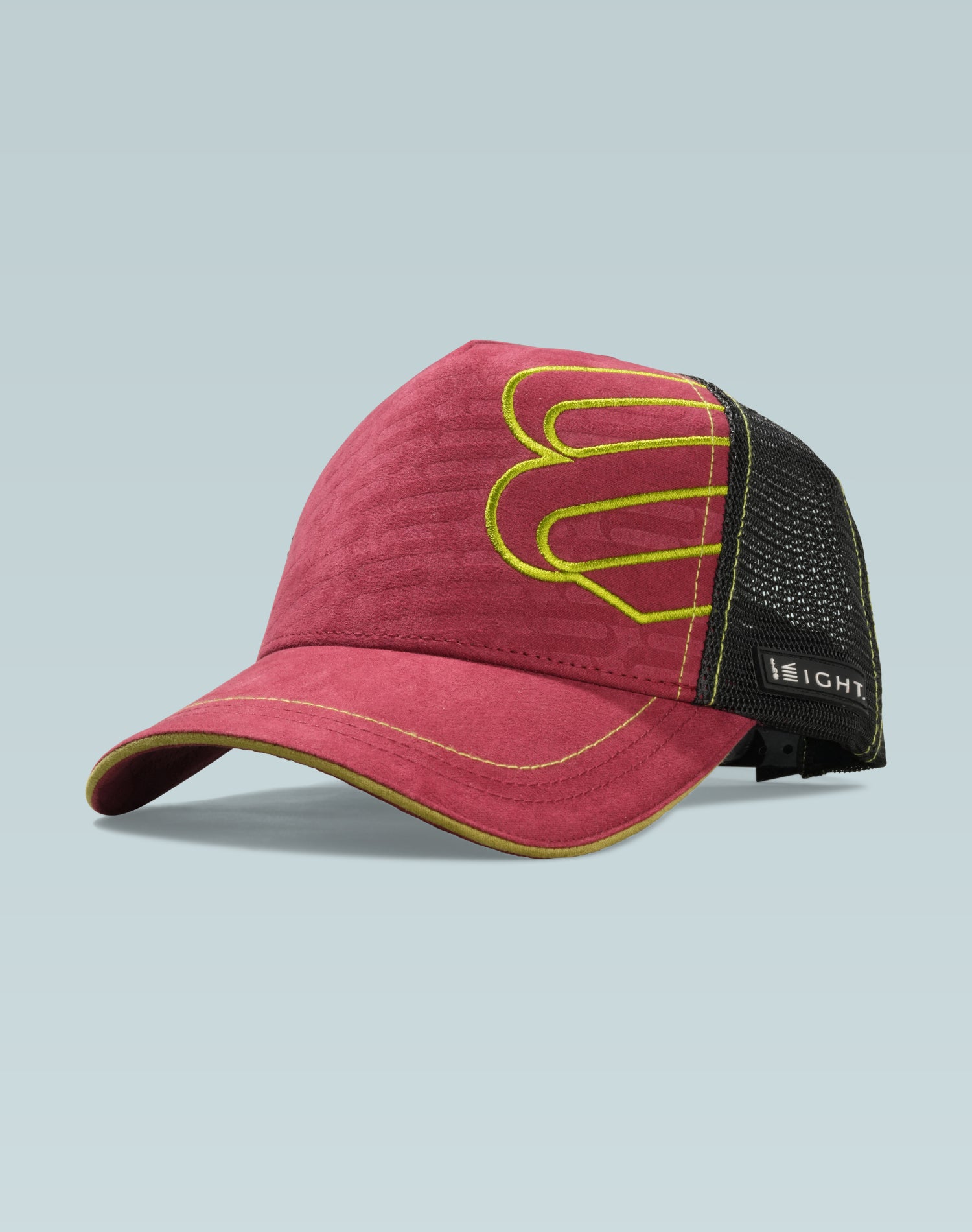 Apollo Maroon Suede Trucker Cap